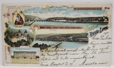 RADNA LIPOVA , MONTAJ CU CINCI IMAGINI , CROMOLITOGRAFIE , CARTE POSTALA , CLASICA