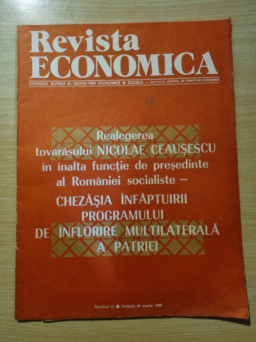 revista economica 29 martie 1980