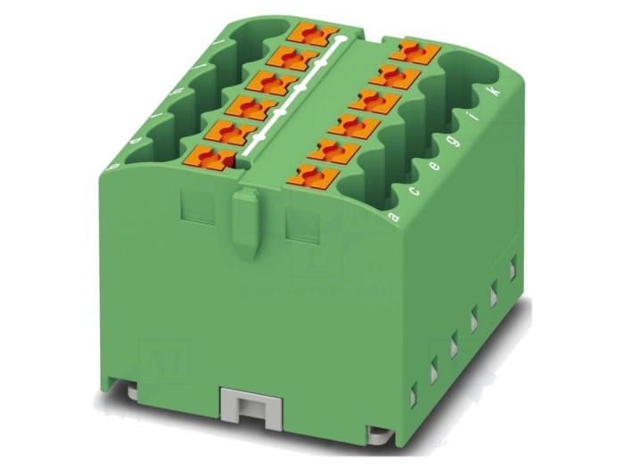 Conector de șină 24A 450V push-in