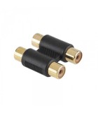 Adaptor prelungire 2x RCA mama la 2x RCA mama aurit, Oem