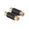 Adaptor prelungire 2x RCA mama la 2x RCA mama aurit