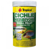 Hrană pentru ciclide ierbivore TROPICAL sub formă de pelete Small 250 ml/90 g