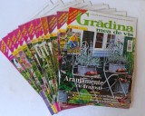 Revista Gradina mea de vis - Serie Completă 2009, 12 numere, Format 21x27 cm, Stare Foarte Buna