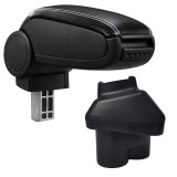 Cotieră pentru Ford Transit Connect 1 (06.2002-2009) negru piele ecologica cu cusatura alba ()
