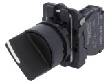 SCHNEIDER ELECTRIC Comutator Rotativ 22mm 2 NO Negru XB5 Harmony