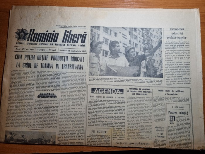 romania libera 21 septembrie 1963-combinatul chimic borzesti