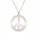 Peace - Colier personalizat semnul pacii din argint 925