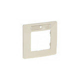 Placa Nilo&eacute; - 1-module - cu label-holder - ivory, Legrand