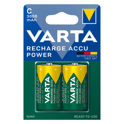 Baterie Reincarcabila Varta C R14 Acumulatori Preincarcati Ni-MH 1.2V 3000mAh Blister 2 foto