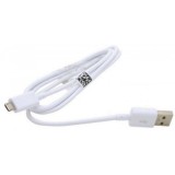 Cablu de date Samsung ECB-DU4AWE USB la MicroUSB 1m, alb Original