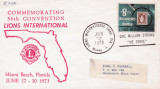 Plic LIONS CLUB,Miami Beach, Florida, S.U.A., 27-30 Iunie 1973