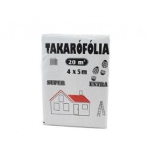 Folie de acoperire pentru zugravit, groasa, 4m x 5m, 20mp foto