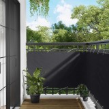 vidaXL Ecran de balcon Negru 100 x 500 cm Material Oxford 42030851