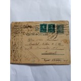 Carte Poștală București -Deva Hunedoara cenzurat București 121B2