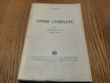 S. MEHEDINTI - Opere Complete - Vol. I - Geographica (p. a doua) -1943, 337 p.