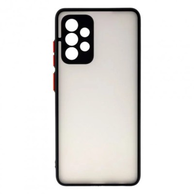 Husa Samsung A53 5G a536 Silicon+Plastic Colored Buttons Negru foto