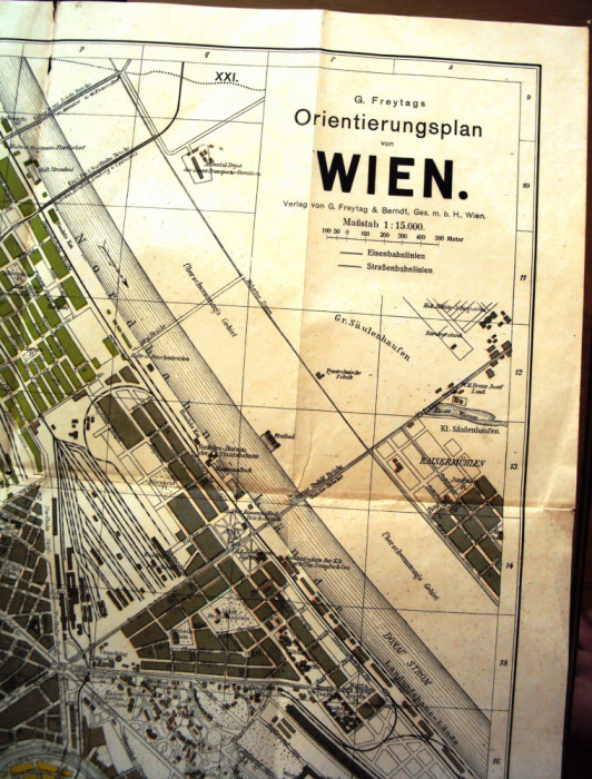 Planul orasului Viena sc. 1|15 000
