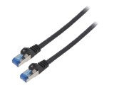 Cabluri patch S/FTP 6a litat CCA LSZH negru 5m 26AWG