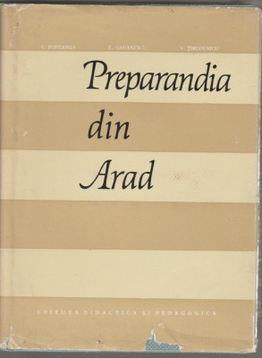 V. Popeanga, E. Gavanescu, V. Tircovnicu - Preparandia din Arad foto