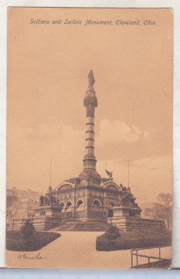 bnk cp USA - Ohio- Cleveland - circulata catre Romania 1907 foto
