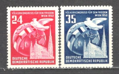D.D.R.1952 Congres ptr. pace SD.34 foto