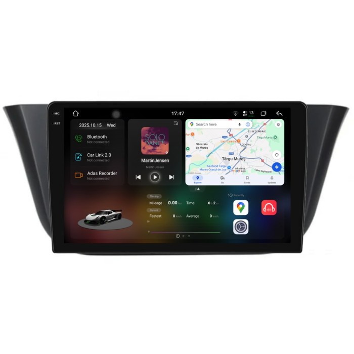 Navigatie Dedicata Iveco Daily (2014-2021), 2K, 12Gb Ram, 256Gb Stocare, Carplay