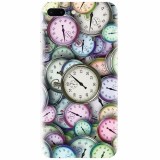 Husa silicon pentru Apple Iphone 8 Plus, Clocks
