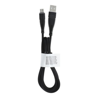 Cablu Date &amp;amp; Incarcare MicroUSB (Negru) 1 Metru C173 foto