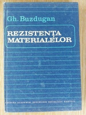Rezistenta materialelor- Gh. Buzdugan foto