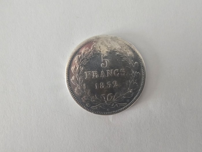 Franta 5 Francs 1832 Argint are 25 gr,Impecabila