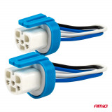 Mufa bec HB1/HB5 9004/9007 cu soclu ceramic, set 2 bucati, Amio