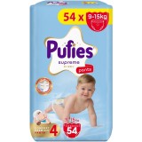 Pufies Supreme Pants, size 4 Maxi, 54 pieces, 9-15 kg, Jumbo Pack