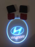 Holograme Logo Usi HYUNDAI, 2 bucati cu baterii(nu sunt incluse)