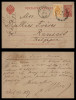 Russia 1897 Postcard Uprated Postal Stationery Kalisch to Ransart Belgium D.183