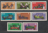 Ungaria 1970 - Istoria Automobilului 8v MNH, Nestampilat