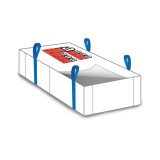 SAC PENTRU PLĂCI DE AZBEST 260 x 125 x 30 cm Capacitate 1000 kg #1 5 bucăți