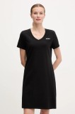 Dkny rochie culoarea negru, mini, dreaptă, DP5D4902