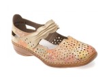 Cumpara ieftin Pantofi RIEKER multicolor, 41399, din piele naturala