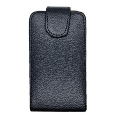 Husa telefon Flip Vertical iPhone 4 Black
