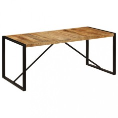 vidaXL Masă de bucătărie, 180 x 90 x 75 cm, lemn masiv de mango 247414