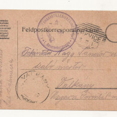 D2 Carte Postala Militara k.u.k. Imperiul Austro-Ungar ,1915 Reg. Torontal