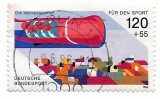 Germania Federala - Sporturi, 1986 - 120+55 Pfg, obliterat