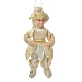 Cumpara ieftin Figurina Elf textil auriu bej 10x8x28 cm