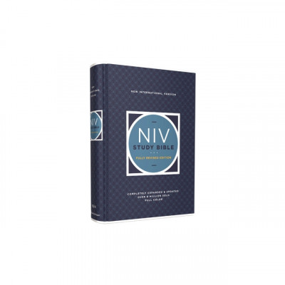 NIV Study Bible, Fully Revised Edition, Hardcover, Red Letter, Comfort Print foto