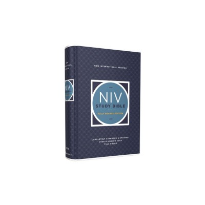 NIV Study Bible, Fully Revised Edition, Hardcover, Red Letter, Comfort Print foto