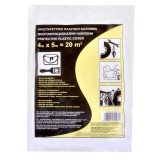 Folie Protectie Plastic 4x5m, 20 mp, CMCLASS - Pentru Renovari, Vopsire, Depozitare Mobila, Protectie Auto