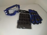 Cumpara ieftin Set accesorii moto -off road-atv-bicicleta-tricicleta:Ochelari,manusi si cagula, marimi;M,L.XL
