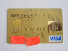 B12 19 - Card bancar foarte vechi - piesa de colectie