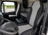 Cumpara ieftin Set Huse Scaune Camion pentru Volvo FH12 2002-2012, Textil, Negru-Gri, 4 Piese