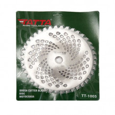 Disc circular vidia pentru motocoasa/trimmer, Tatta, 250x25.4 mm, 40 dinti GartenVIP DiyLine